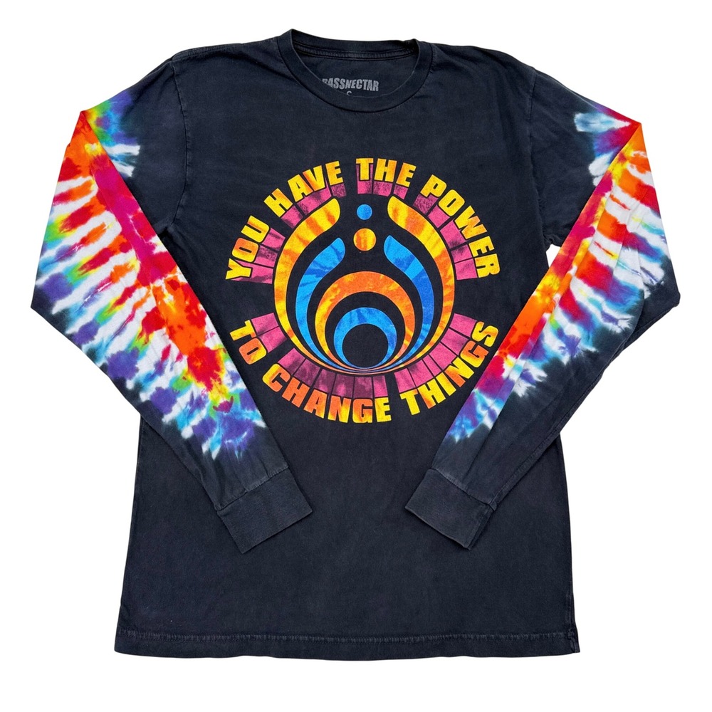 Bassnectar‎ Shirt Mens Small Tie Dye Long Sleeve DJ Electronic Music Dubstep EDM